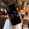 Красивый чехол для телефона с узором бабочки для Samsung Galaxy A70 A50 A51 A71 A52 A40 A30 A31 A90 A20E 5G a20s Black Shell Art