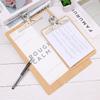 Office Supplies Wooden Multi-Function Clipboards Writing Sheet Pad Filing Clip Folder Board