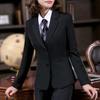 2Pcs Blazer Suit Female Temperament Professional Wear Jacket Ladies Formal Hotel Work Clothes Spring and Autumn OL Interview Suit