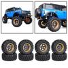 Set of 4 Remote Control Wheel Tires for Crawlers Car Model Rubber Wheel Tires for Remote Control Accessories