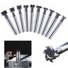 Milling Cutter T Slot Router Bit Straight Shank Bolt Key Hole Bits T Slotting Carbide Endmill For Woodworking Tool Power Tools