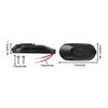 3-портовая 56 Вт 12 В USB-розетка для автофургона, двойная 18 Вт QC3.0 USB-A и PD3.0 USB-C розетка для автомобильного зарядного устройства для автомобиля, морской лодки, мотоцикла, грузовика