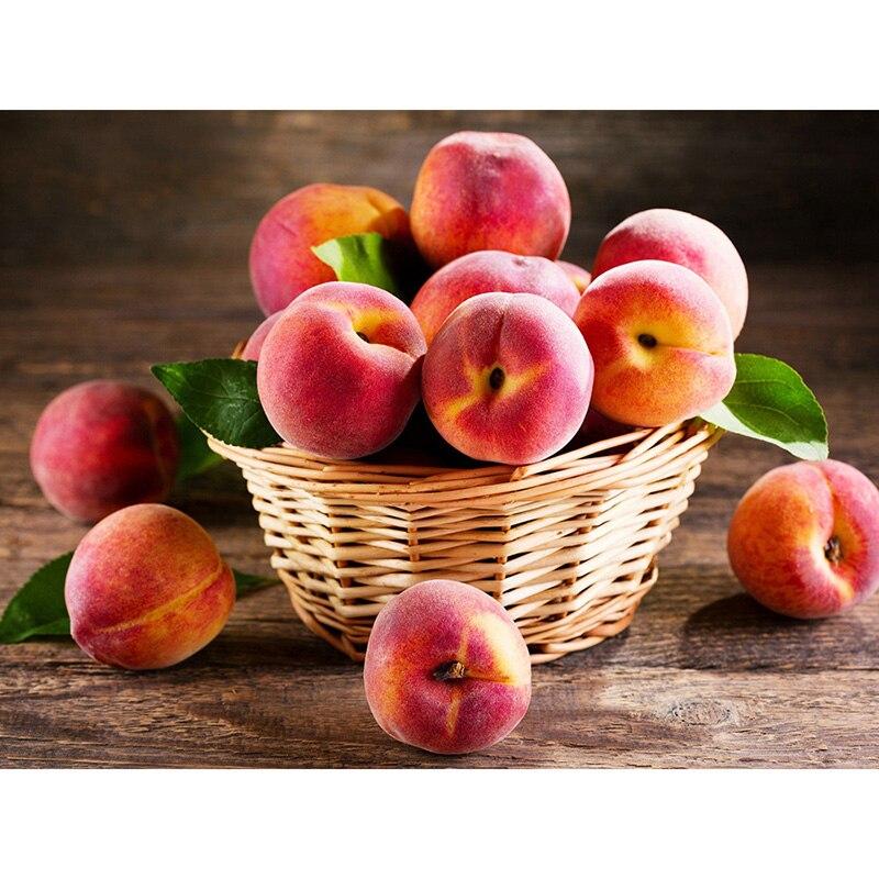 5D Алмазная картина с фруктами, полная круглая дрель, Алмазная вышивка, вышивка крестом, полный набор, хрустальная мозаика, алмазный кухонный декор