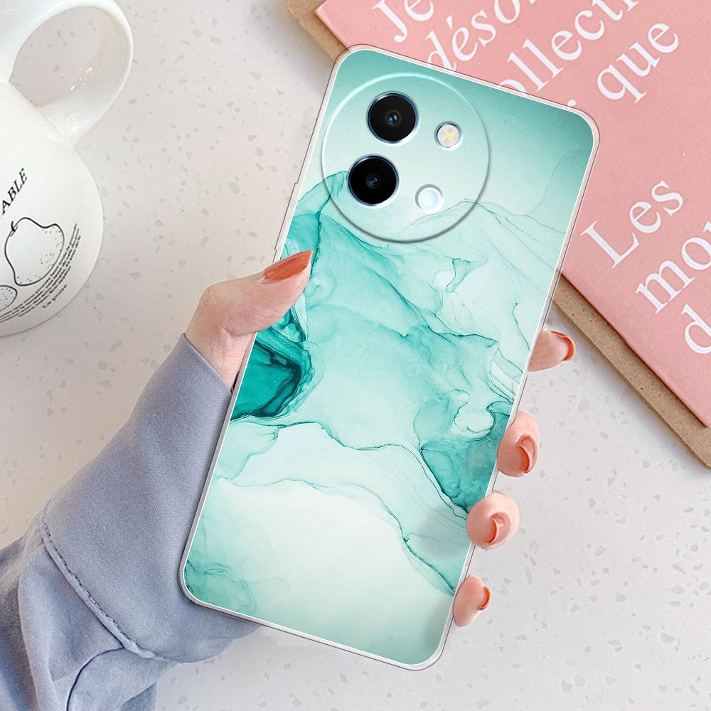 Чехол для Vivo Y38 5G Чехол для Vivo Y18 / Vivo Y18E Ударопрочный Прозрачный Мягкий Силиконовый Чехол для Телефона на VivoY38 Y 18 Y18E Funda