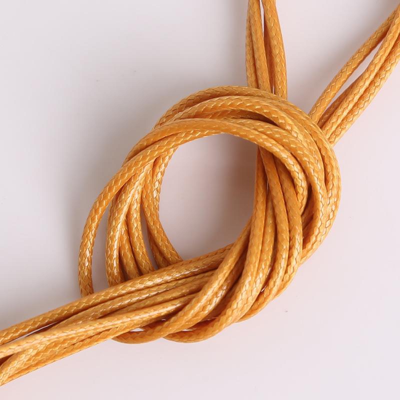 «Корейская вощеная веревка - 1-2 мм цветной шнур для самостоятельного изготовления ожерелий и браслетов»