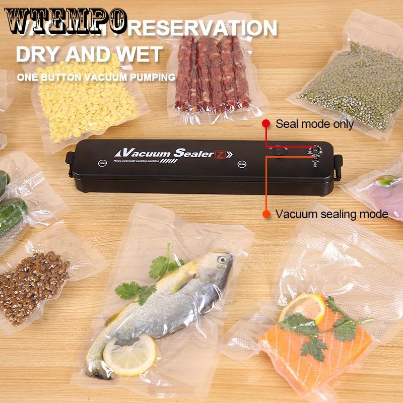 Вакуумный упаковщик для пищевых продуктов Вакуумные пакеты Пластиковый упаковщик Бытовая небольшая пищевая упаковка Автоматический упаковщик