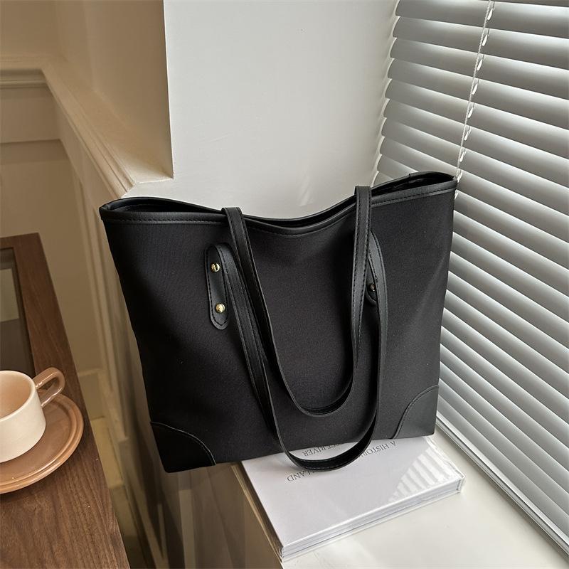 Модная ретро-сумка большой вместимости для женщин, новая повседневная и модная простая сумка через плечо, сумка-ведро для поездок на работу