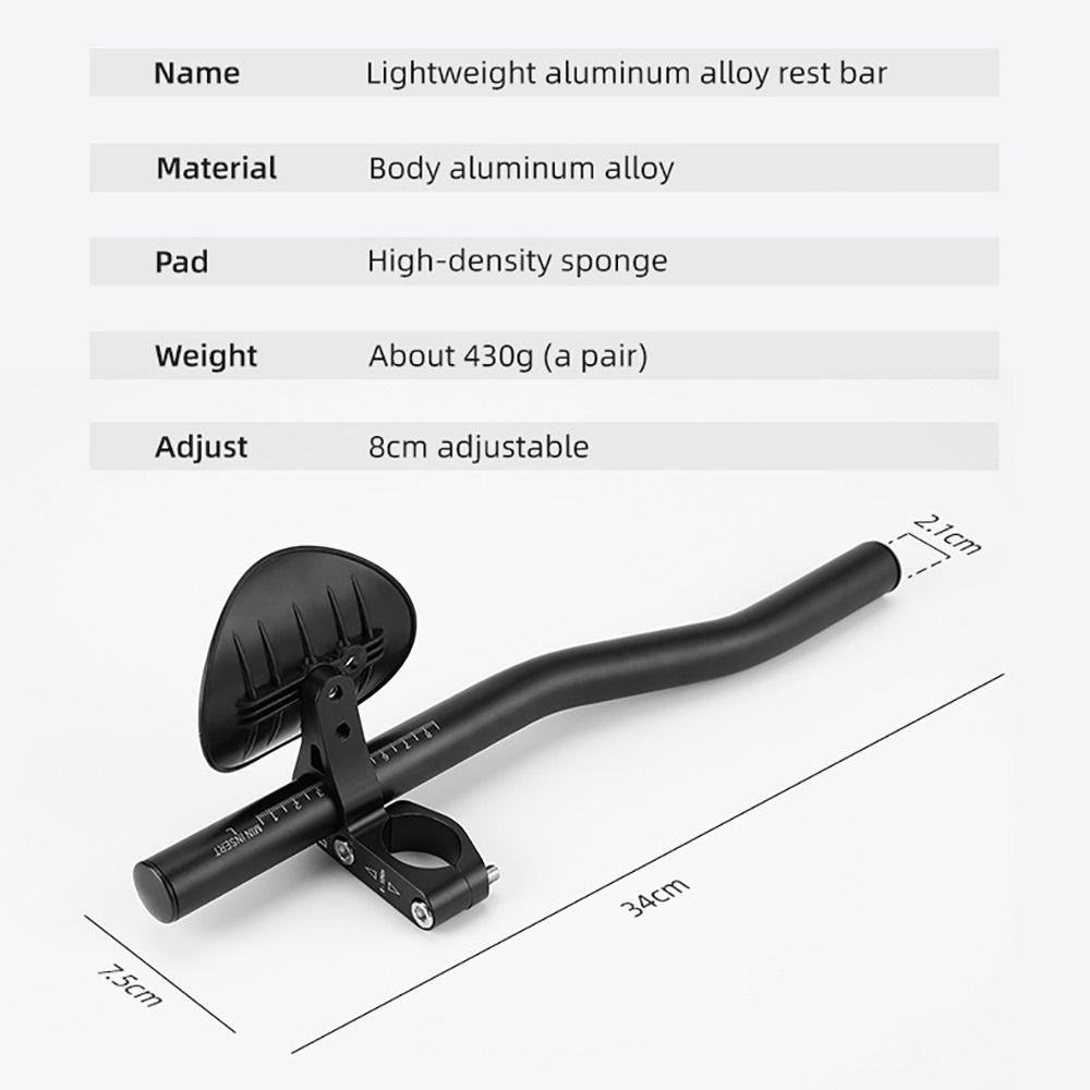 Ergonomic Time Trial Handlebar Lightweight Bicycle Aero handleBar Accessories Bike Handlebar