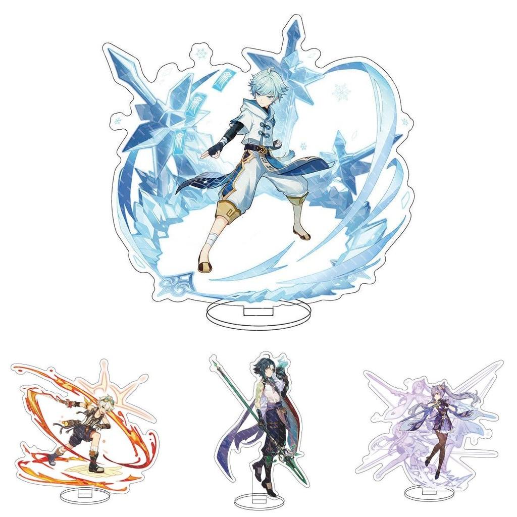 Изысканная акриловая подставка для фигурки Genshin Impact Барбатос Кэ Цин Барбара для демонстрации и декора