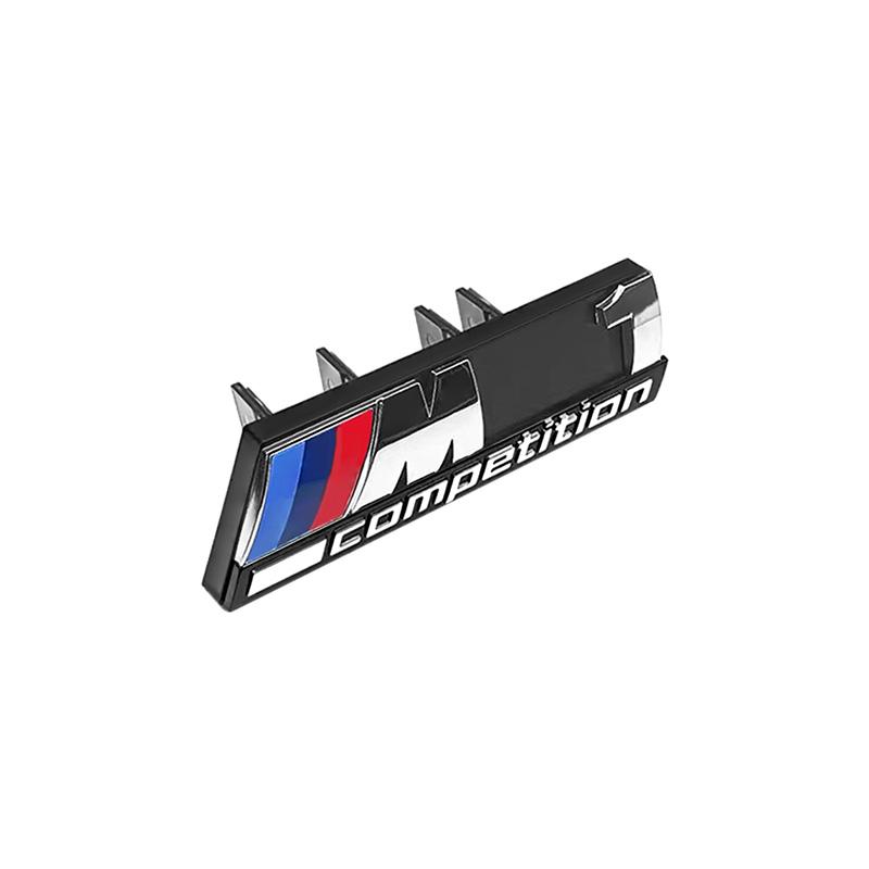 ABS Car Styling Front Grille Emblem Stickers Accessories For BMW M Power Thunder M1 M2 M3 M4 M5 M6 M7 M8 F48 G01 E84 F30 G11 G07