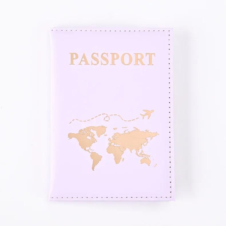 Fashion Credit Card Holder Wallet Pouch Simple 2024 New Passport Cover Case Women Men Travel Wedding Passport Covers ID Holders