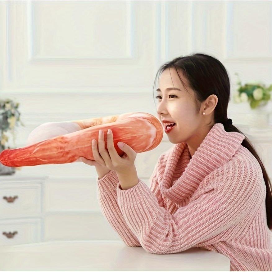 Ultra-Soft Shrimp And Croissant Neck Pillow Realistic U-Shaped Plush Cushion For Comfort & Decor Easy To Clean