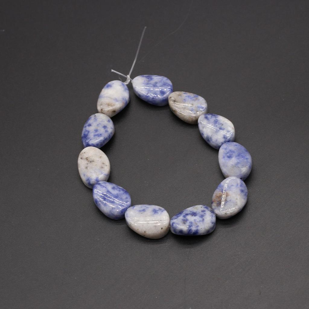 Изоляционные бусины из натурального камня, прозрачный кристалл/опал/унакит, овальные спиральные бусины для изготовления ювелирных изделий, ожерелье, браслет, серьги, аксессуары