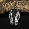 Dark Wind Assassin Cloak Titanium Steel Pendant Retro Domineering Versatile Men's Stainless Steel Necklace Jewelry