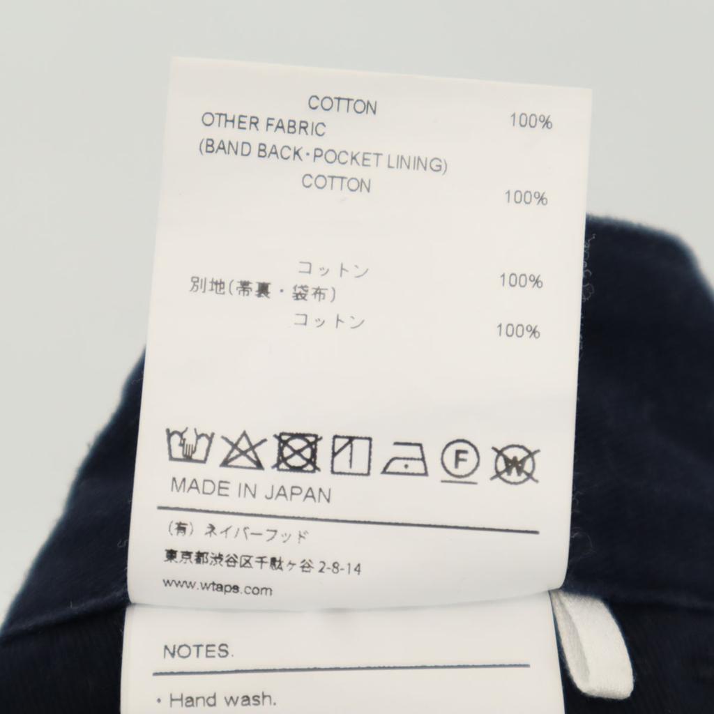 WTAPS Made In Japan Cotton Pants 2 Navy Men's Used