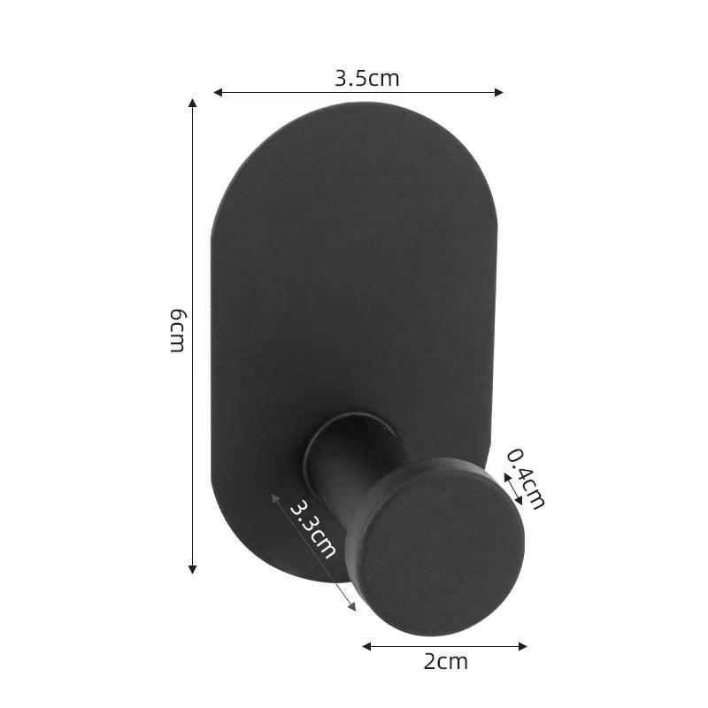 Настенные крючки для одежды для пары из нержавеющей стали, без сверления