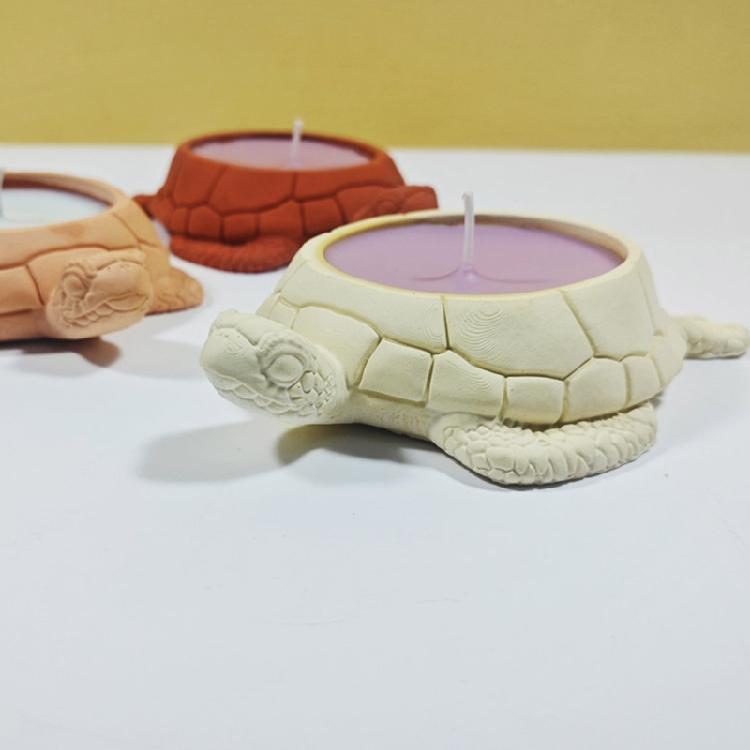 Формы для свечей в виде черепахи, формы из смолы для суккулентов, силиконовые формы для домашнего декора, эпоксидной смолы, цементной глины