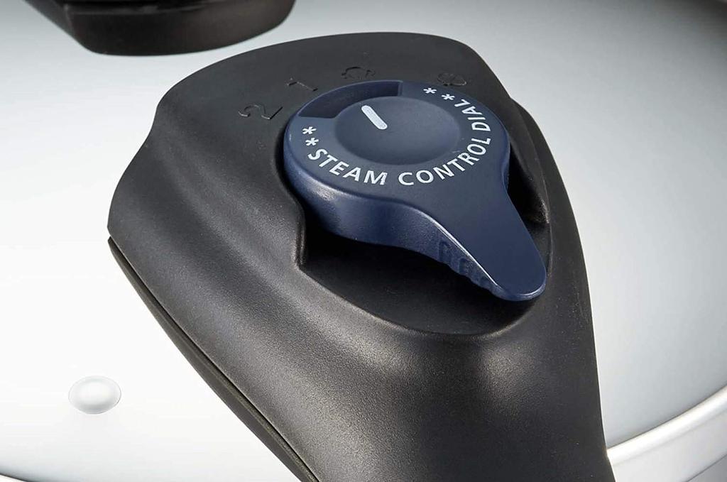 Pearl Metal Pressure Cooker IH Compatible 3 Layer Bottom Switchable Recipe Included Quick Eco Stainless Steel 3.5L H-5040