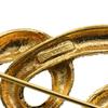 Used NINA RICCI Brooch Twist design metal 22.1g gold plating
