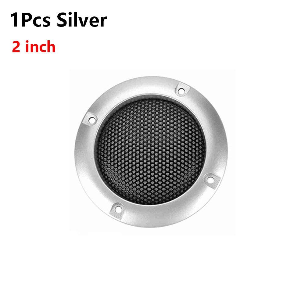 2Pcs Plastic Speaker Protective Grill Decorative Speaker Mesh Circle Speaker Protective Accessory