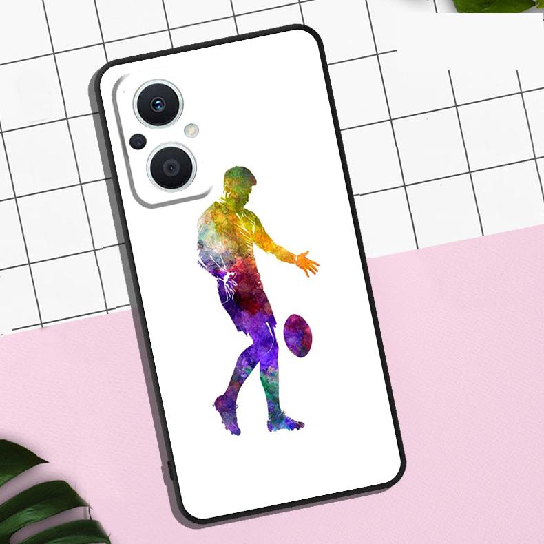 Rugby Case For OPPO Reno 13 12 11 F 8T 7 8 10 Pro OPPO Find X8 Pro X6 Pro X3 X5 Lite Cover Coque