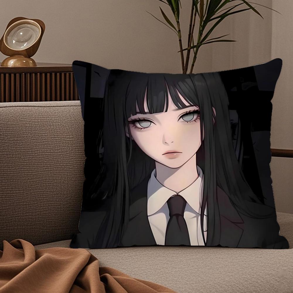Cool HHyuga HHinata Pillow Case Silky elegant Comfort Sofa Bed Invisible zipper
