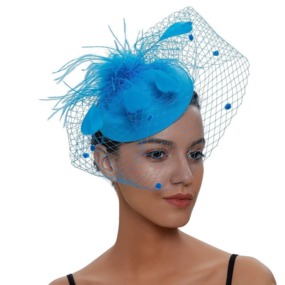 Fishnet Veil Felt Fascinator Hat Elegant Pillbox Hats New Wedding Veil Hat Wedding Party
