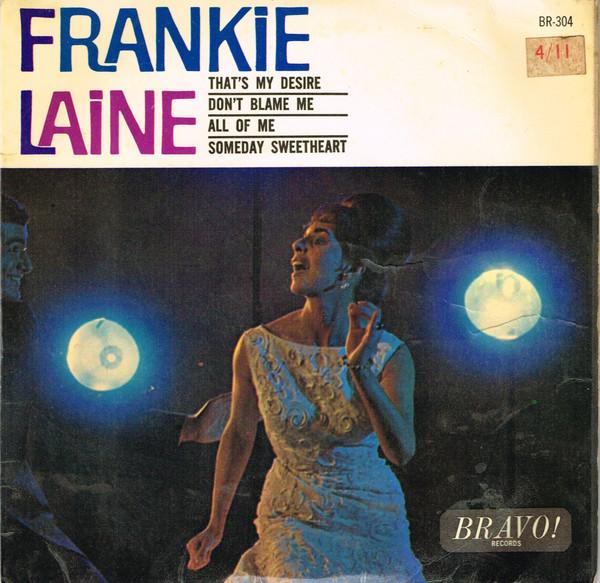 Пластинка 7 дюймов FRANKIE LAINE Фрэнки Лейн BR304 Bravo Records 1964 Великобритания Поп Б/у