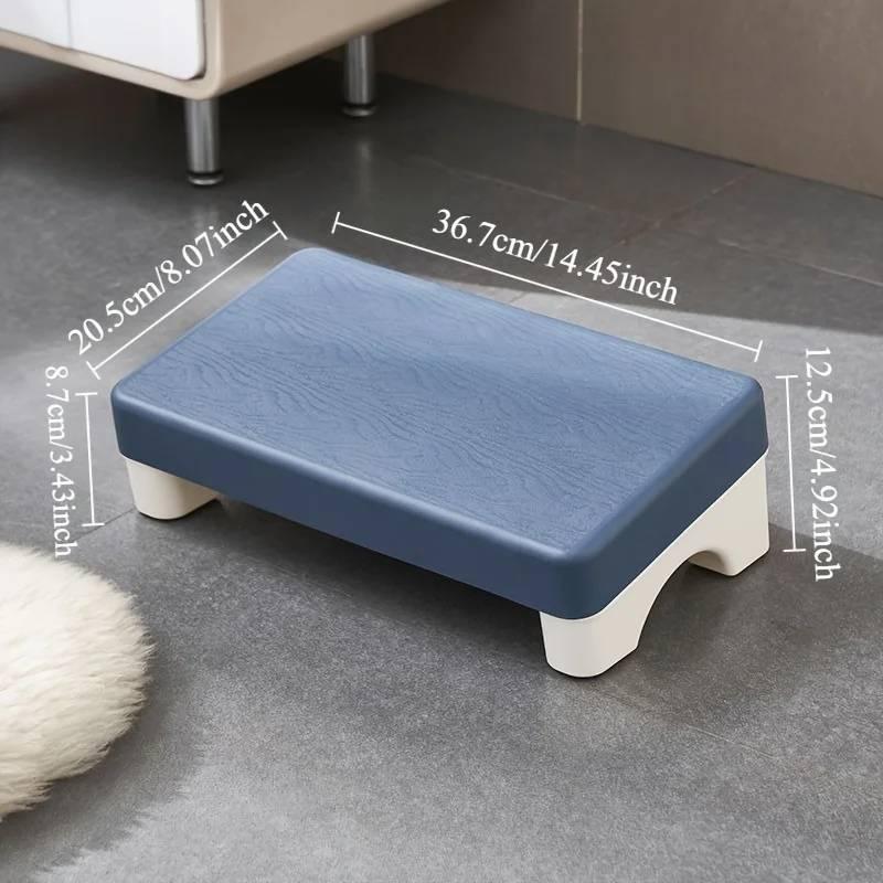Ergonomic Footrest for Under Desk Relieves Leg and Back Fatigue Adjustable 2 Lengths Use in Study or Office