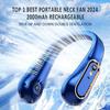 2026 Новые Бестселлеры Носимый Напольный Вентилятор Портативный Кондиционер Безлопастной Напольный Вентилятор Охладитель Воздуха 5 Скоростей и Светодиодный Дисплей