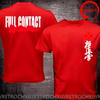 Funny Design Kyokushin Karate Full Contact Back Shirt Unisex Fashion Trendy Casual Clothing Stylish Tops Tee Shirt Leisure Tshirt