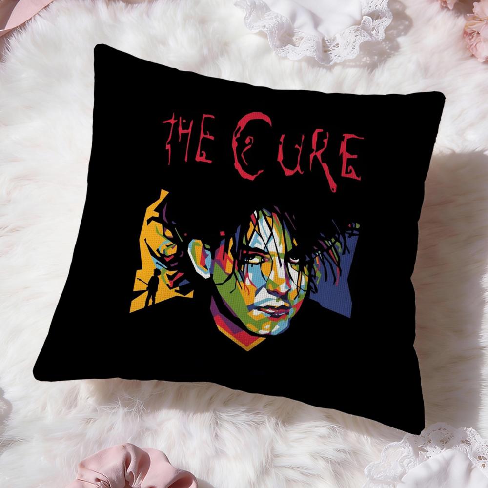 Rock Band The C-Cure Наволочка Премиум Комфорт Двусторонняя Подушка - Дизайн Два в Одном для Любой Комнаты и Салона Автомобиля