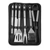 3/5/6pcs Stainless Steel Grill Fork Shovel Clip Brush with Bag Grill Utensils Set  Outdoor