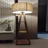 Wooden Italian Crafter Standard Size Tripod Floor Lamp