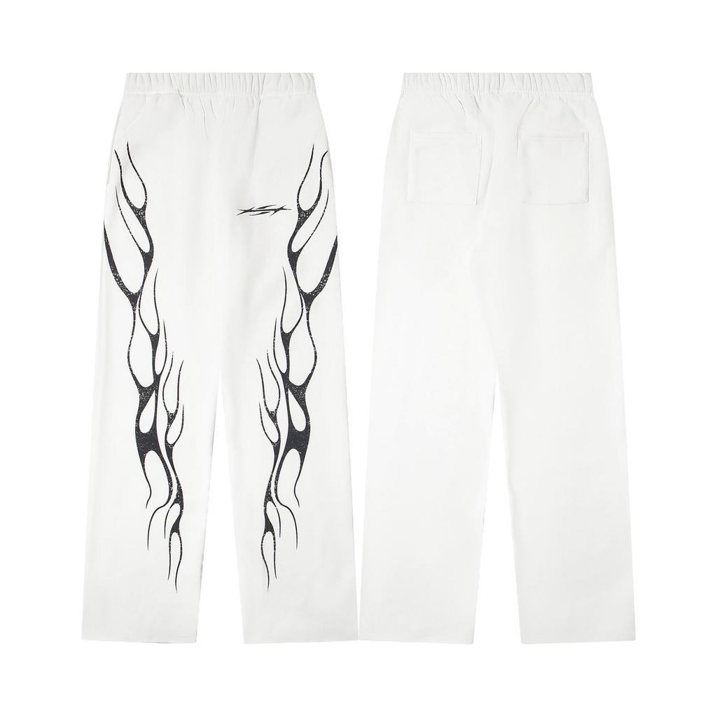 Hellstar Distressed Retro Loose Zipper Pure Cotton Hoodie - American Hip Hop Style