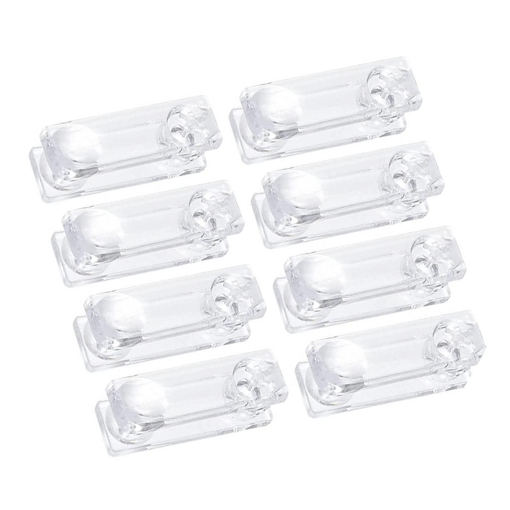Pack of 8Pcs Plastic Clear Window Shutter Cord Handle for Venetian Blinds Roller Blind Pull Beads Pendants Cord Weights