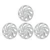4 Pcs 13 Inch Wheel Hubcap Covers Silver Wheels Rim Cover Hub Caps for Cars Trucks Vans