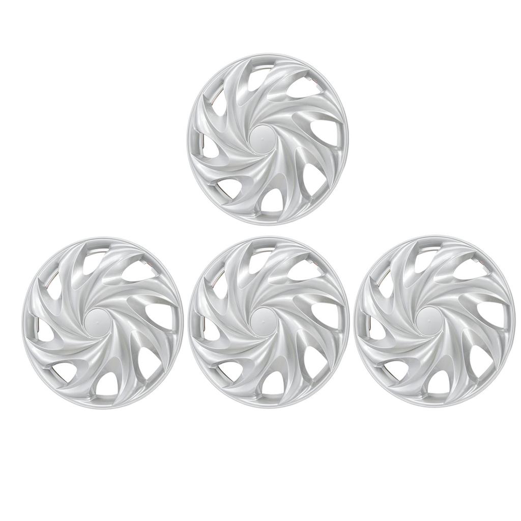 4 Pcs 13 Inch Wheel Hubcap Covers Silver Wheels Rim Cover Hub Caps for Cars Trucks Vans