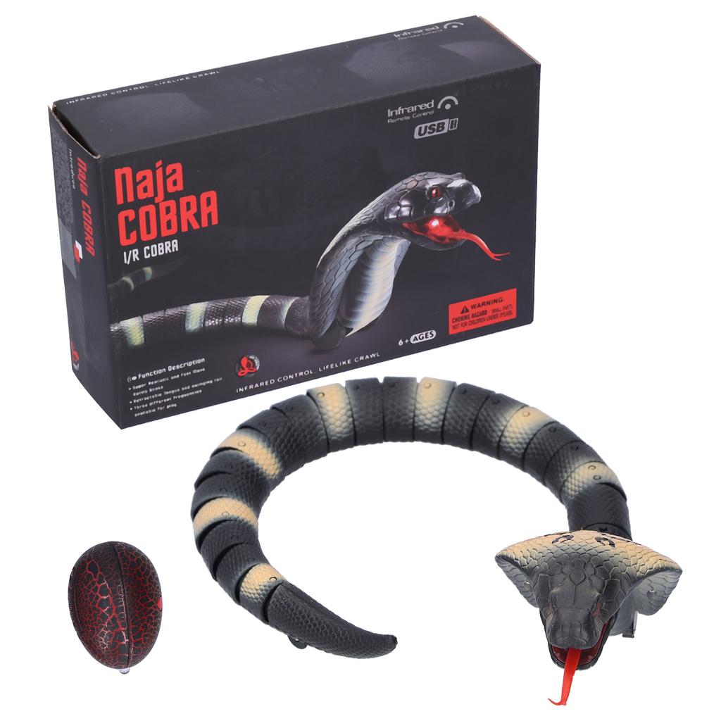 Infrared Remote Control Snake Toy Simulation Snake Animal Model Electric Trick Toy