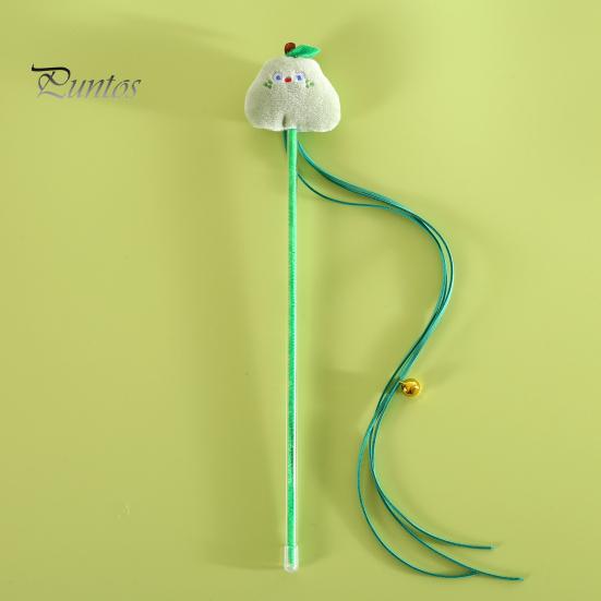 Игрушка-палочка для кошек, интерактивная устойчивая к укусам плюшевая палочка с мультяшными фруктами, палочка для кошек, привлекает внимание, игрушка-палочка для котенка, игрушка-палочка для игр