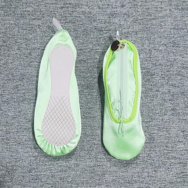 Сатиновая косметичка-пенал для балетных туфель - Сумка для хранения танцевальных и косметических принадлежностей