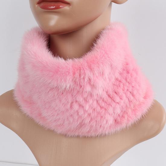 Новые женские зимние шарфы из натурального меха норки, повязки на голову, эластичный вязаный шарф из натурального меха норки, толстая теплая женская меховая шаль с кольцом