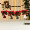 Ironwork Bells, Bows, Red Fruit Pine Branches, Pinecone Pendants, Door Hangers, Christmas Decorations, Christmas Tree Hangers