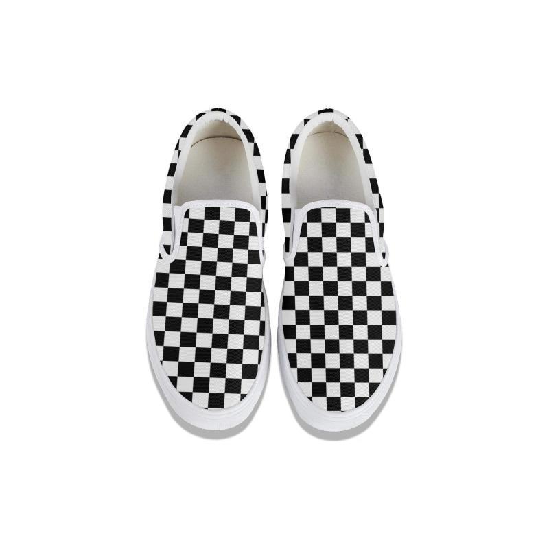 Vans Классические слипоны в клетку, унисекс, белые/черные Vans VN0A4P3U5GU