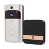 Интеллектуальный беспроводной WIFI видеодомофон с приложением дистанционного управления, интеркомом, PIR-датчиком движения, серебристым