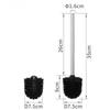 New Accessories Toilet Brush Scrubbers Head & Handle Stainless Steel Bathroom