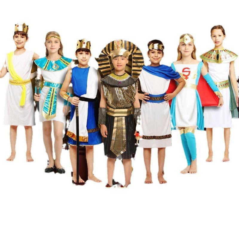 Halloween Children's Costumes Girls' Party Show Cleopatra Clothes