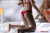 OBEST Latest TBLeague Scale 2D Voluptuous Body with Head and Bikini Seamless Tan 1/12 Figure, Set, Ultra-Flexible Figure, PLMB2022-T05B,