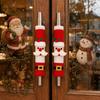 Christmas Kitchen Appliance Handle Covers - Knitted Santa Reindeer Snowman Decor Fridge Microwave Oven Doors