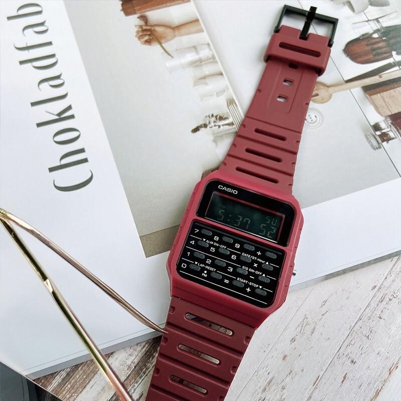 Casio Мужские ЧЕРНЫЕ часы для ПОДРОСТКОВ CA-53WF-4B CA-53WF-4B